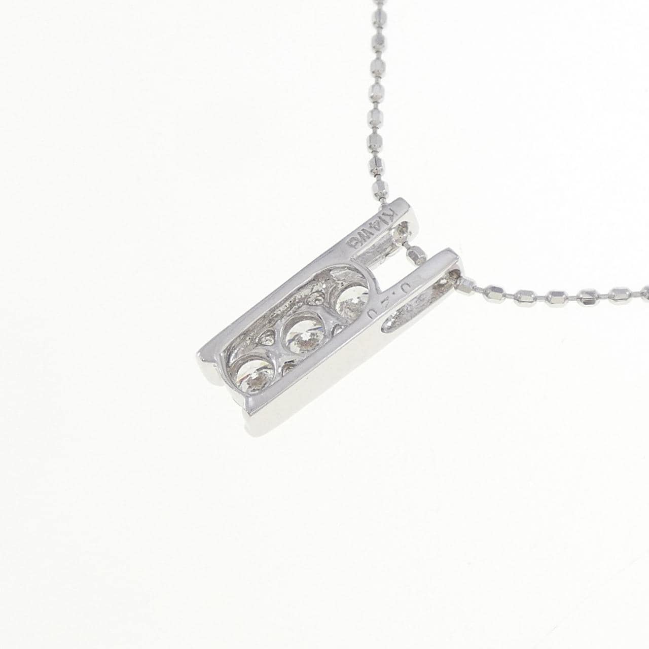 K14WG ダイヤモンド ネックレス 0.20CT
