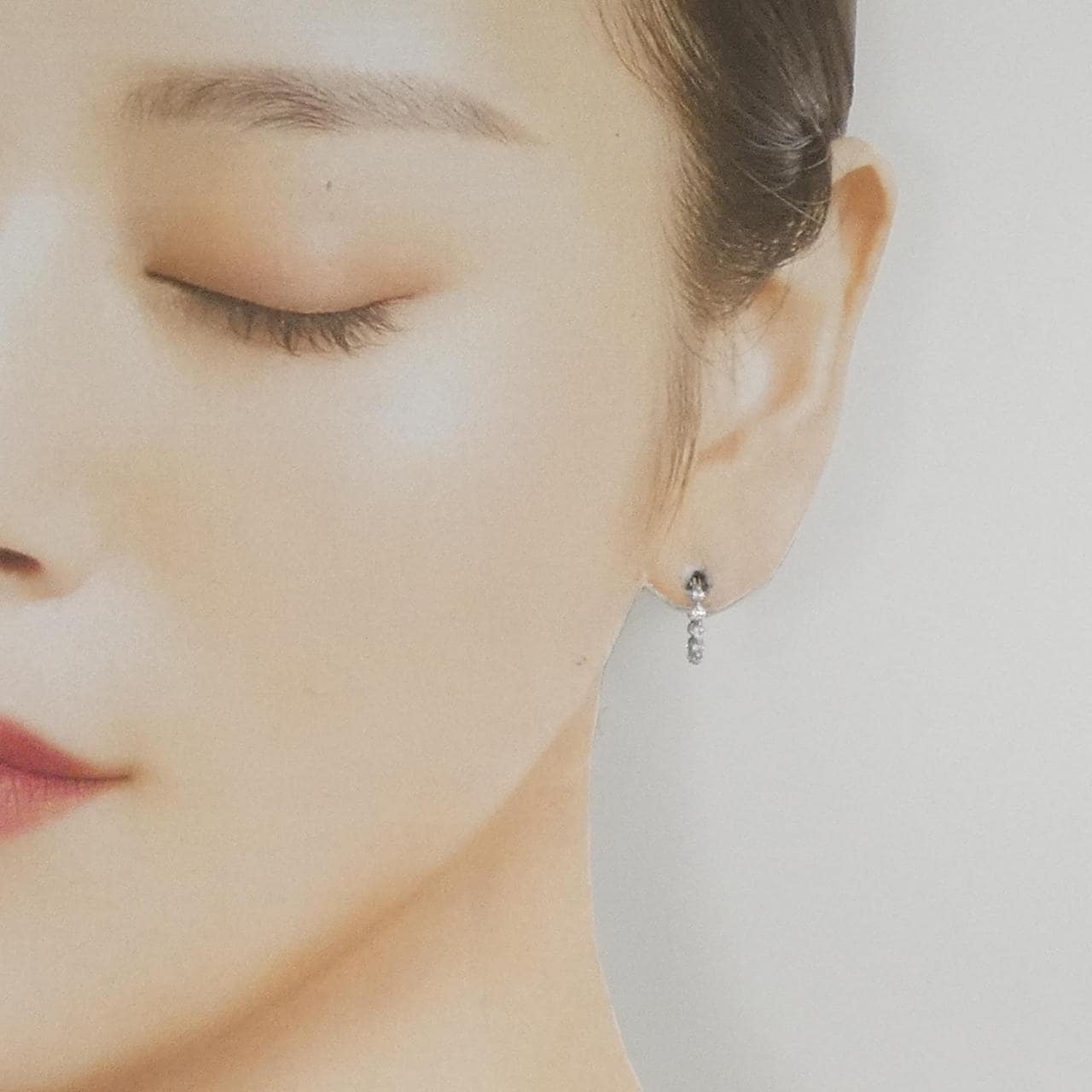 PT900 ダイヤモンド ピアス 0.50CT