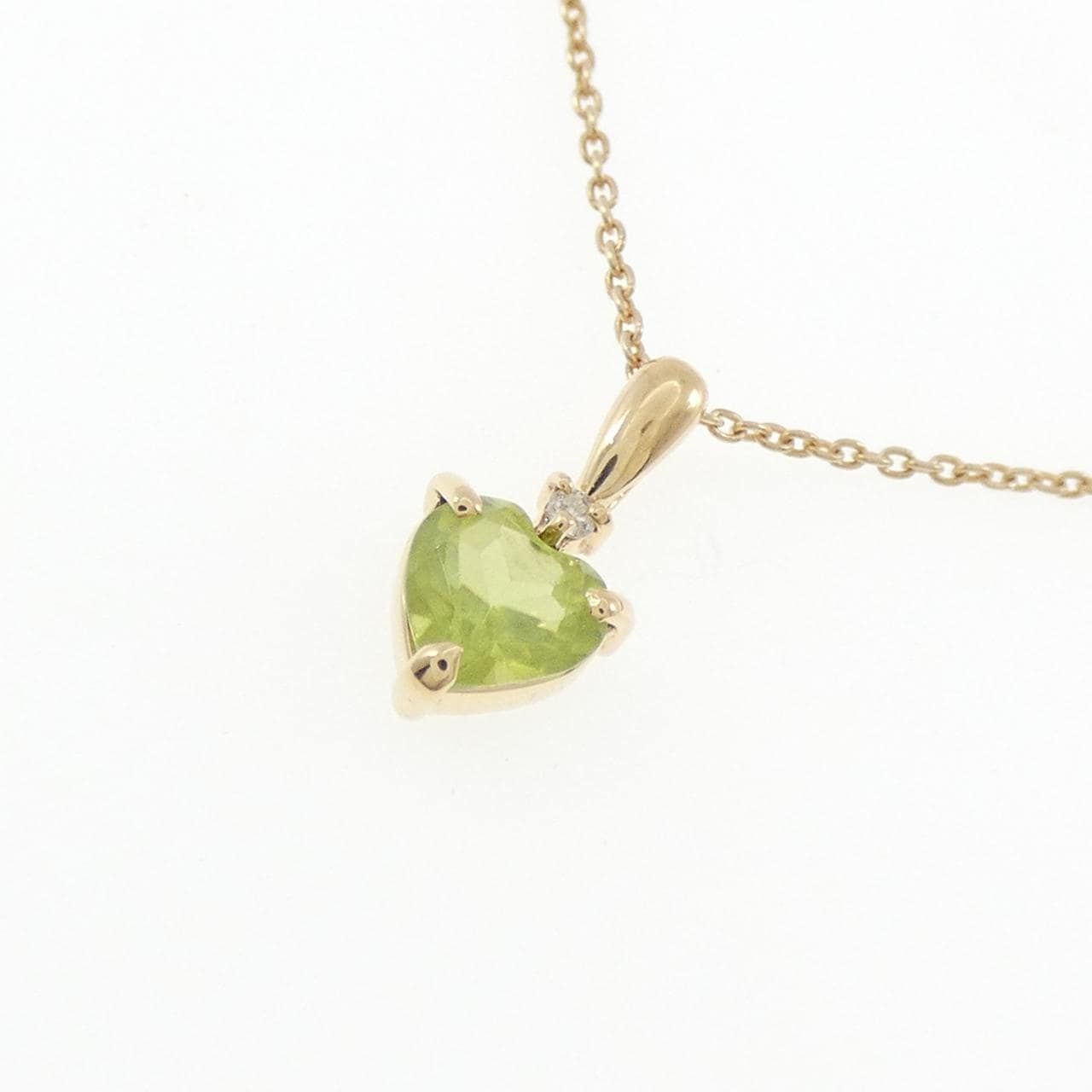 K18YG/K10YG ペリドット ネックレス