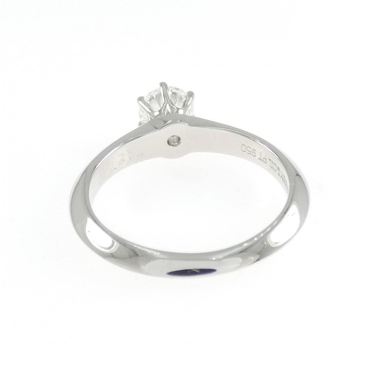 ティファニー クラシックソリティア リング 0.41CT F VVS1