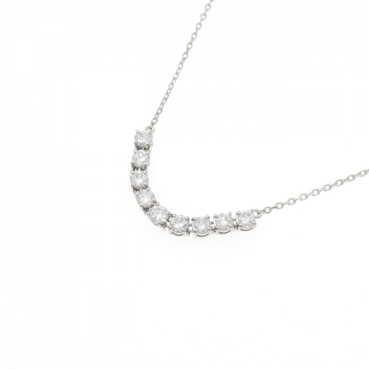 K18WG ダイヤモンド ネックレス 0.501CT