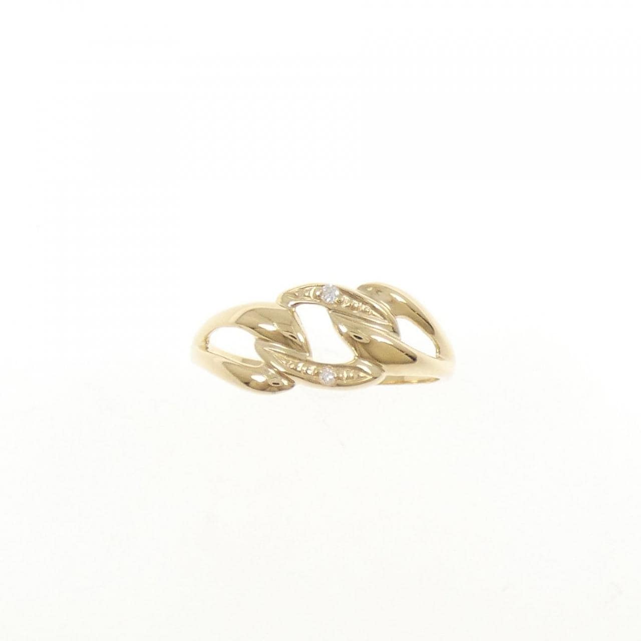 K18YG ダイヤモンド リング 0.01CT