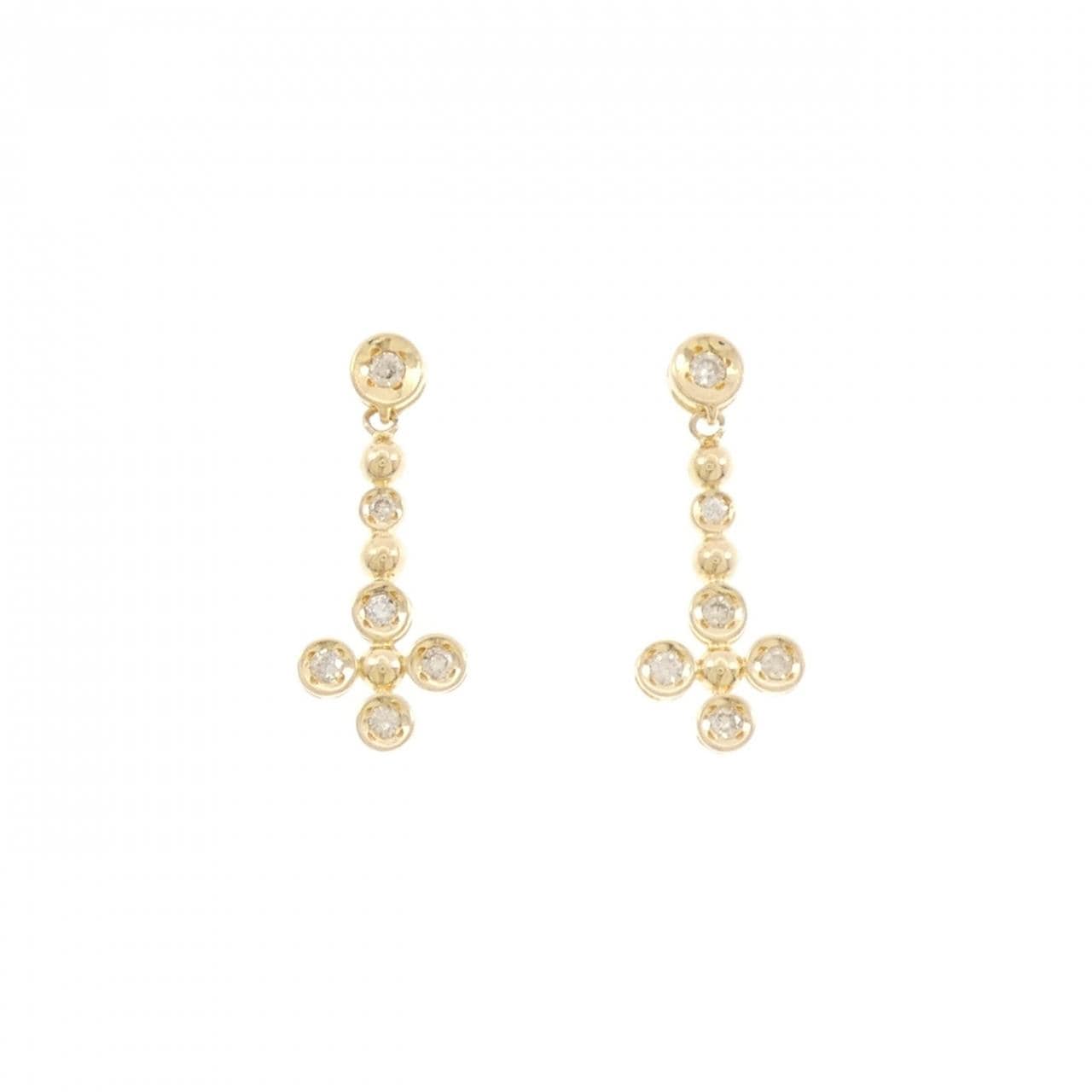 K18YG ダイヤモンド ピアス 0.20CT