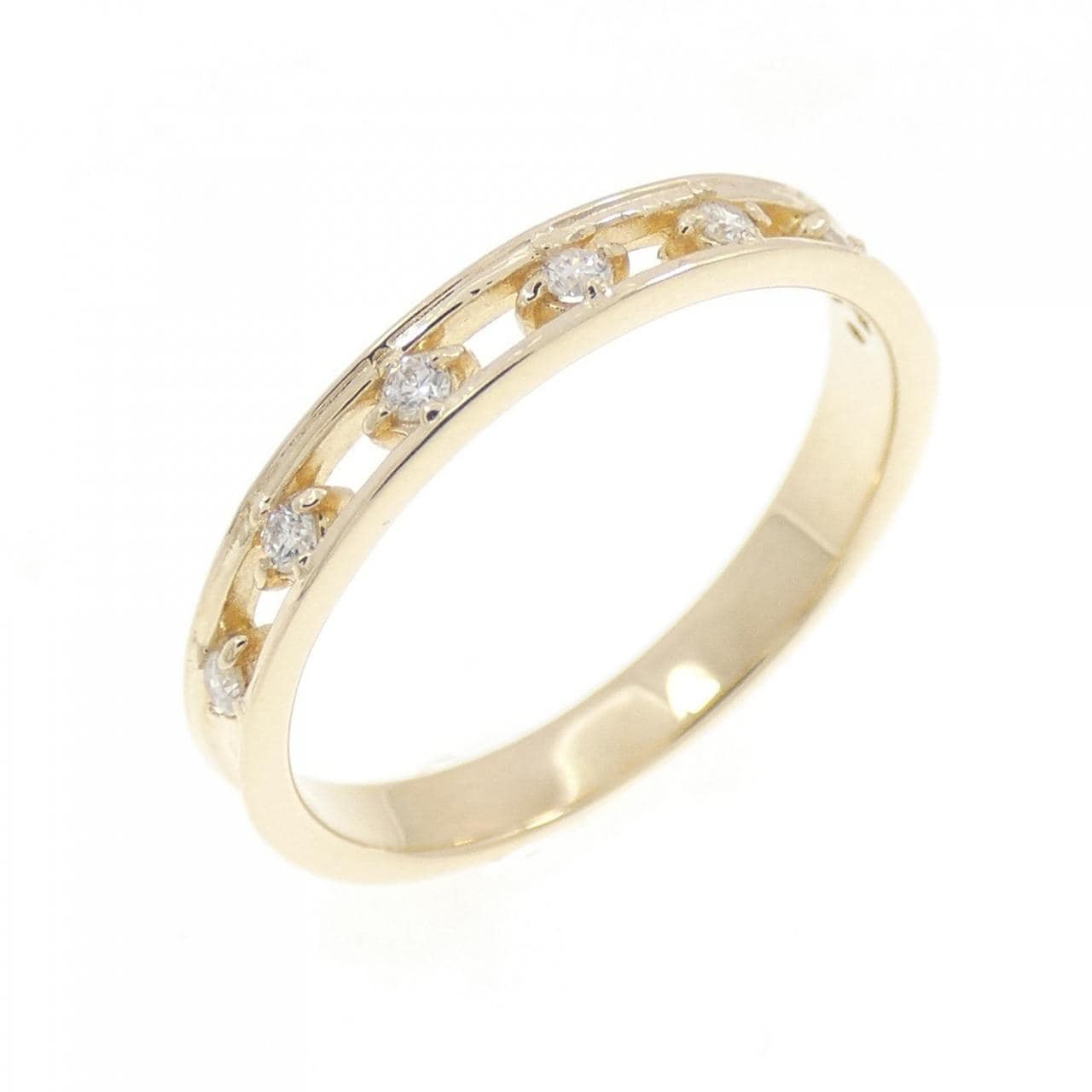 K10YG ダイヤモンド リング 0.07CT