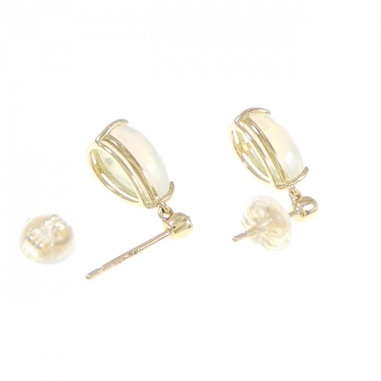 [BRAND NEW] K18YG OPAL Earrings 2.49CT