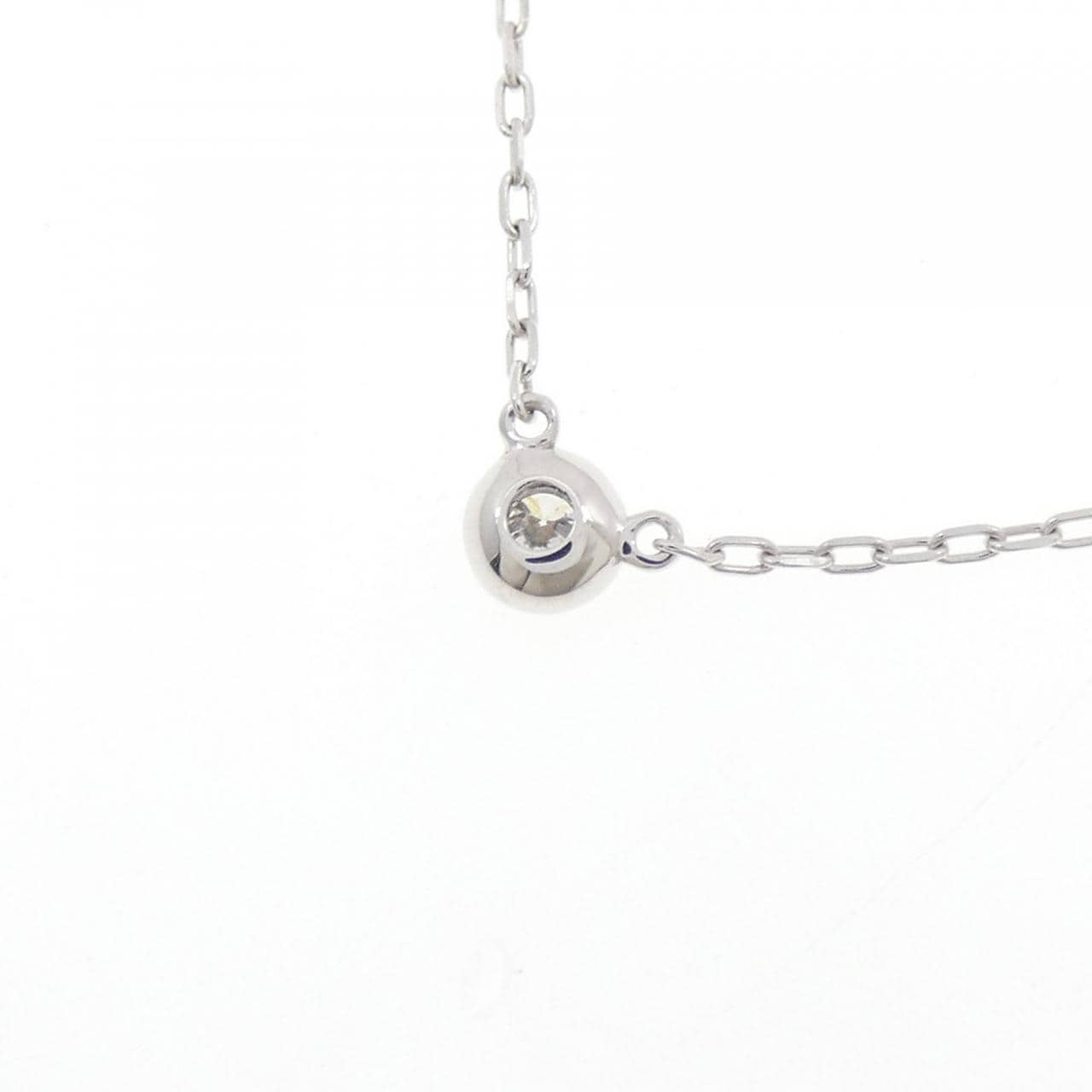 K18WG ダイヤモンド ネックレス 0.07CT