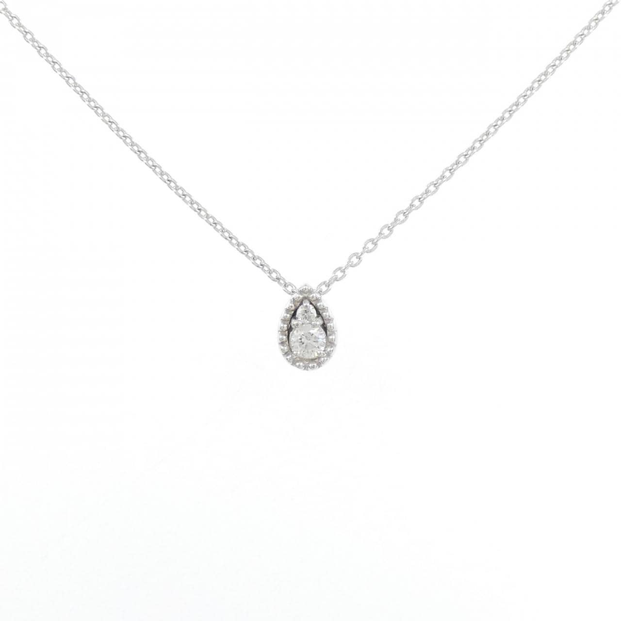 K10WG ダイヤモンド ネックレス 0.07CT