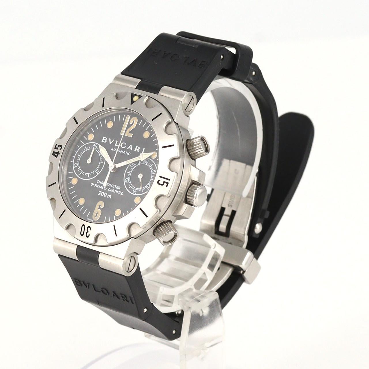 【ノーメンテナンス還元価格】ブルガリ スクーバクロノ SC38S SS 自動巻