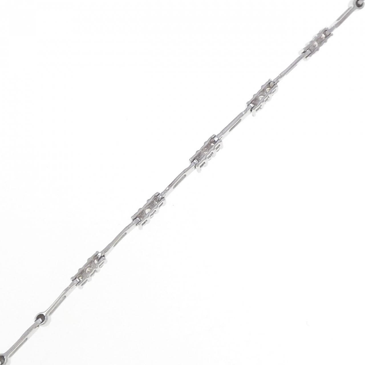 K18WG ダイヤモンド ブレスレット 0.20CT
