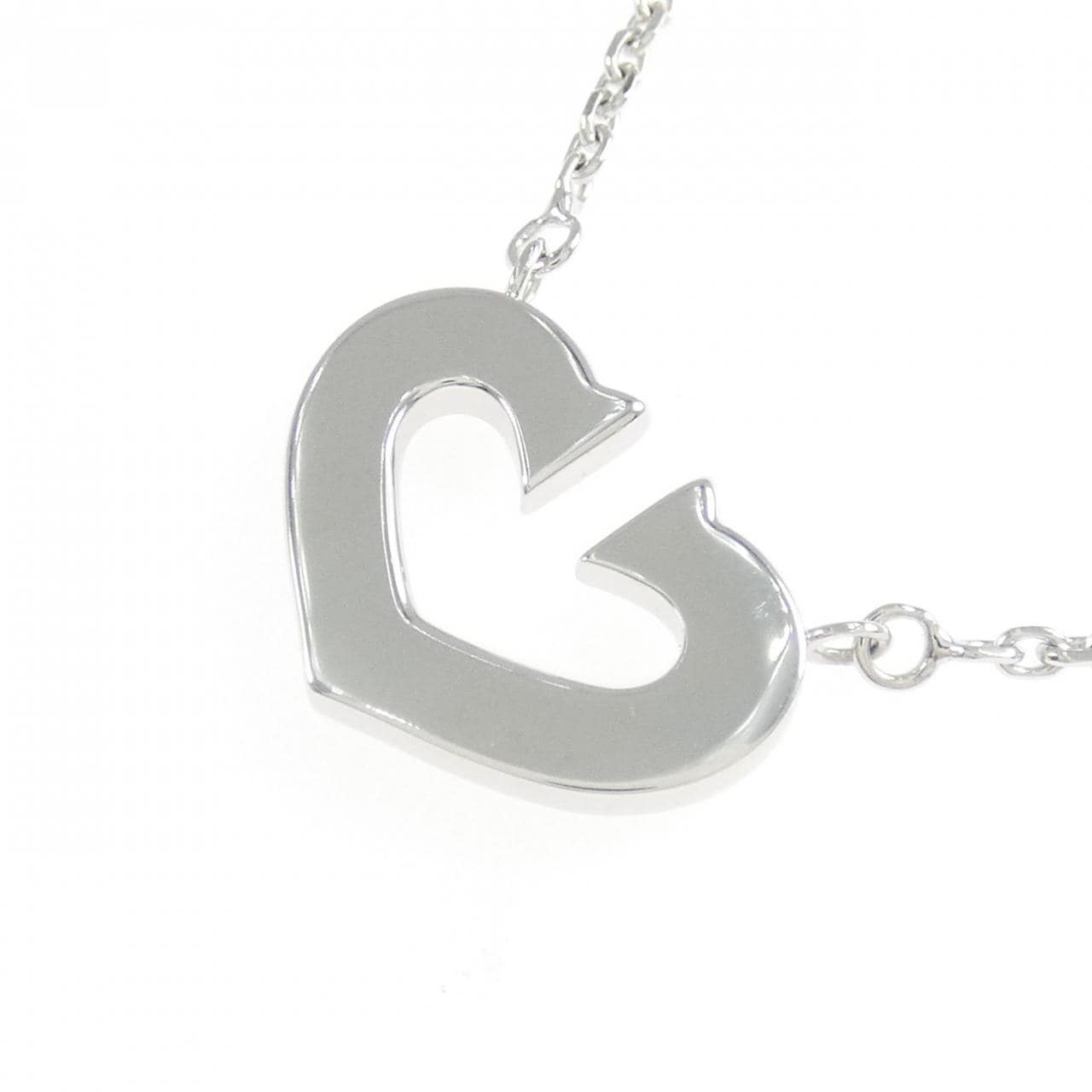 カルティエ Cハート ネックレス