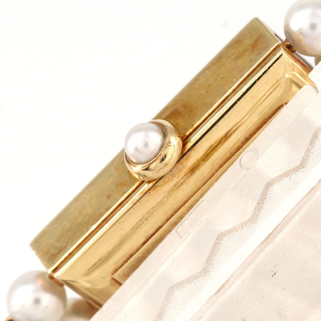 【ノーメンテナンス還元価格】シャネル マドモアゼル YG･パールブレス Lサイズ H0007 YG クォーツ