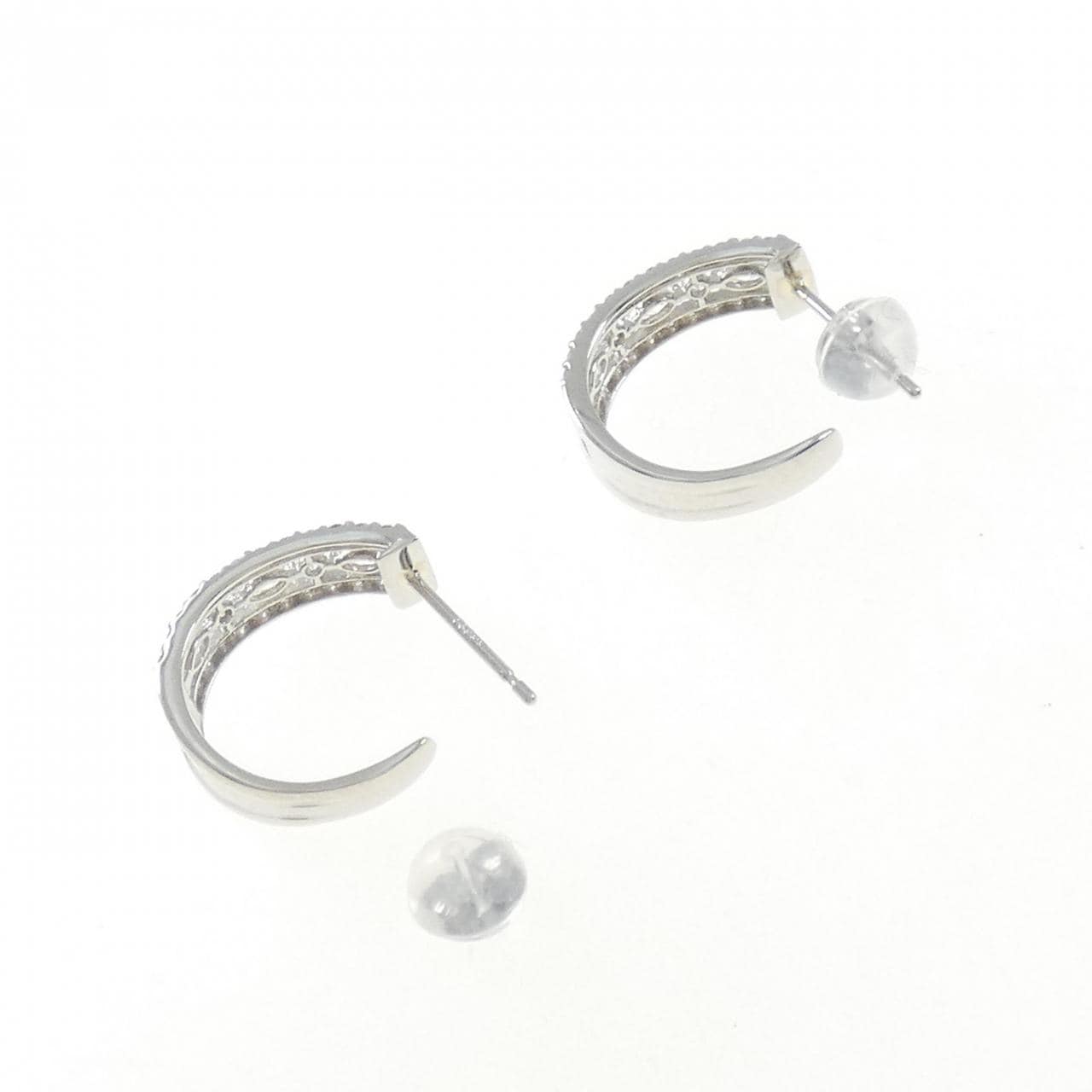 [BRAND NEW] PT900 Diamond earrings 0.50CT