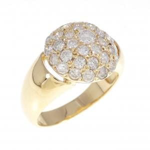 K18YG ダイヤモンド リング 1.50CT