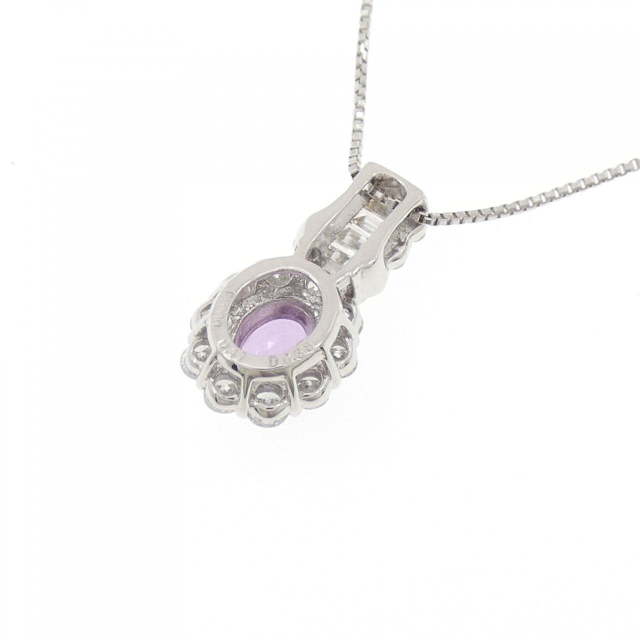 PT900/PT850 サファイヤ ネックレス 0.41CT