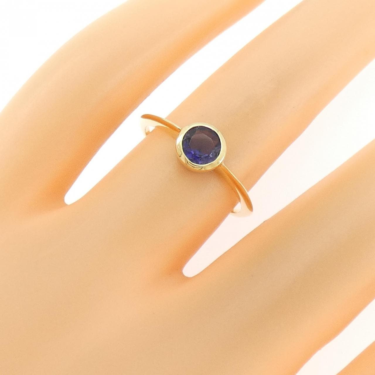 アガット アイオライト リング