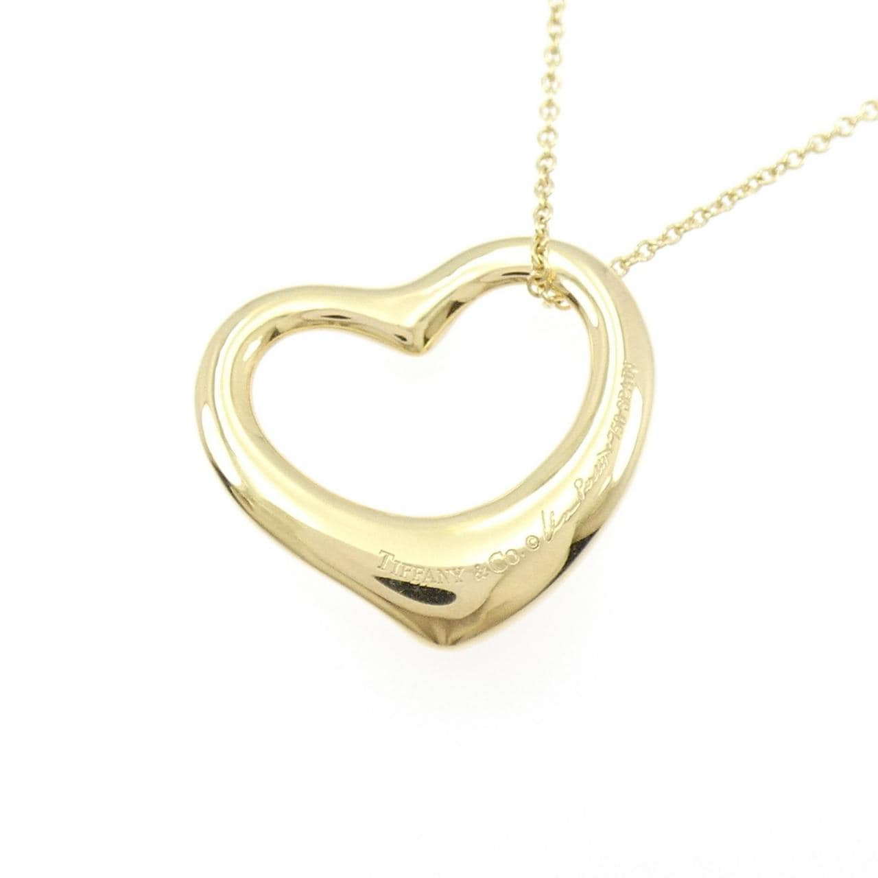 ティファニー オープンハート ネックレス