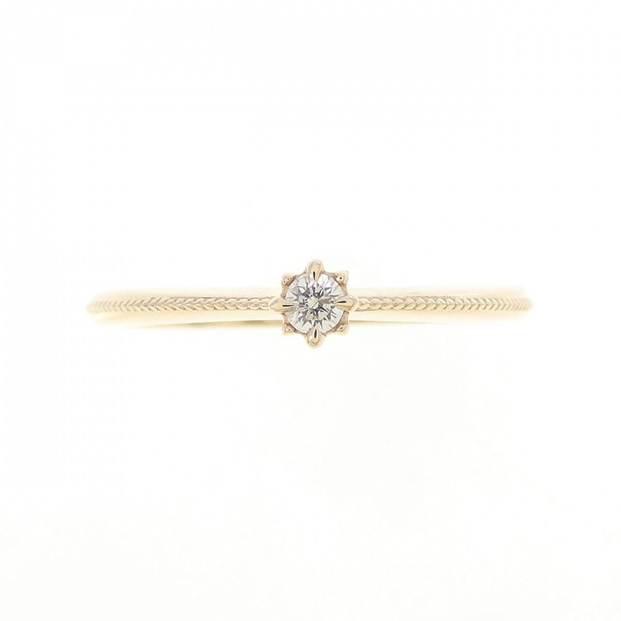 アガット ダイヤモンド リング 0.05CT