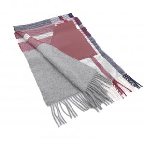 エルメス HERMES タータンポケット キュイール アップリケ H259150S MUFFLER