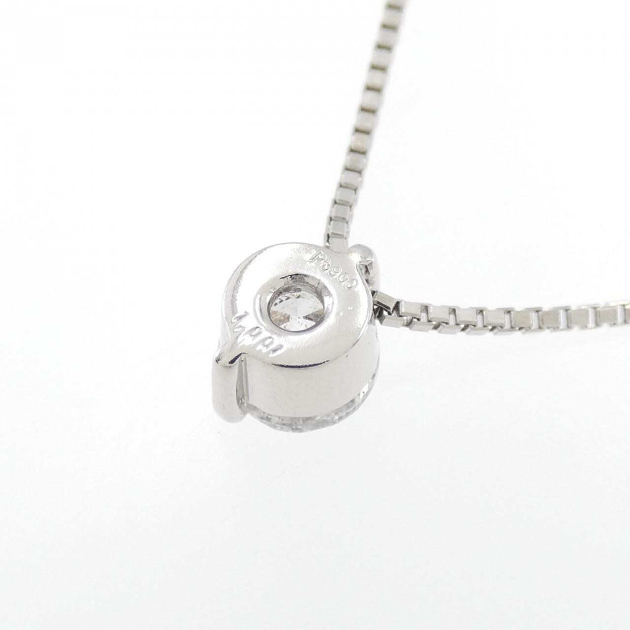 PT900/PT850 ソリティア ダイヤモンド ネックレス 1.001CT
