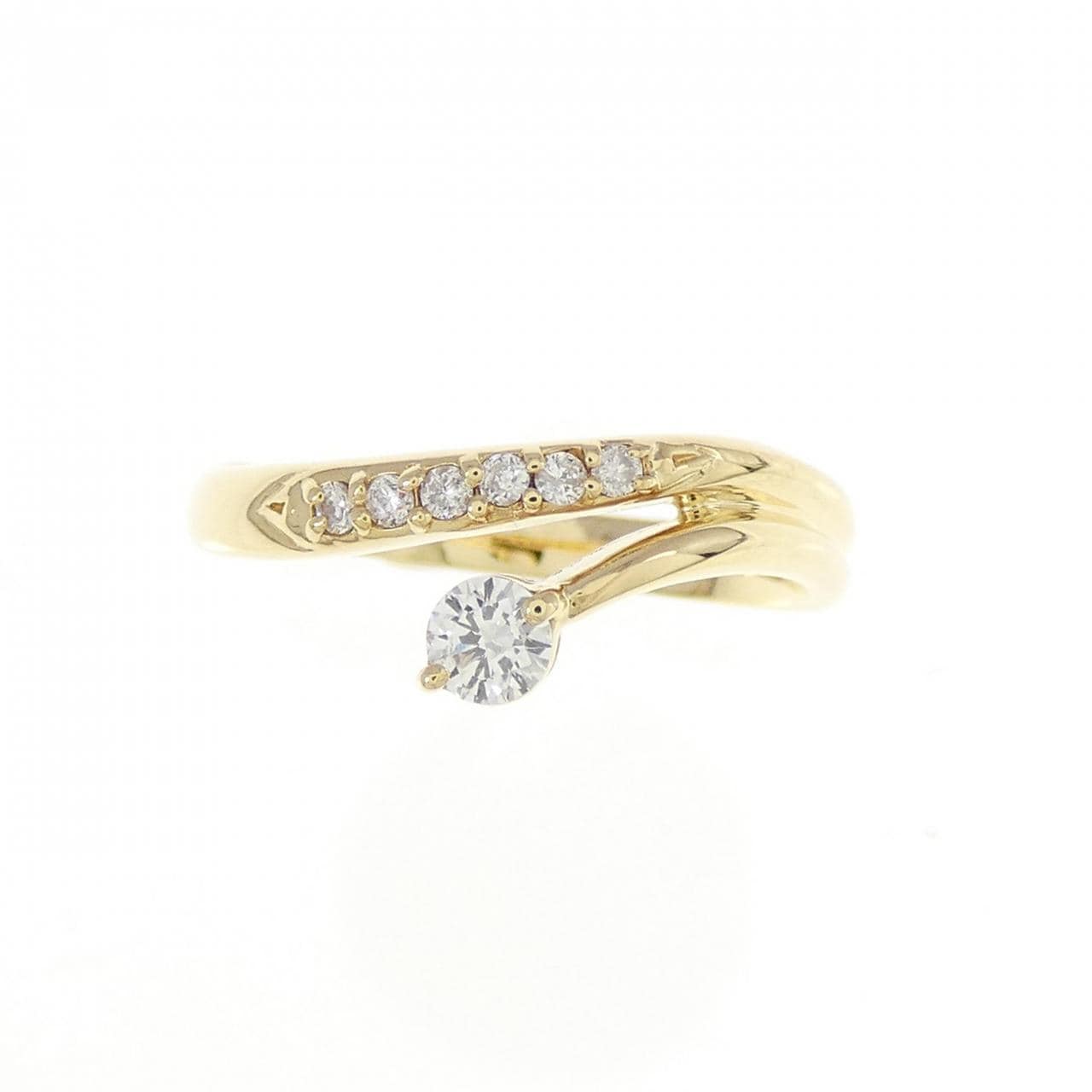 K18YG ダイヤモンド リング 0.15CT
