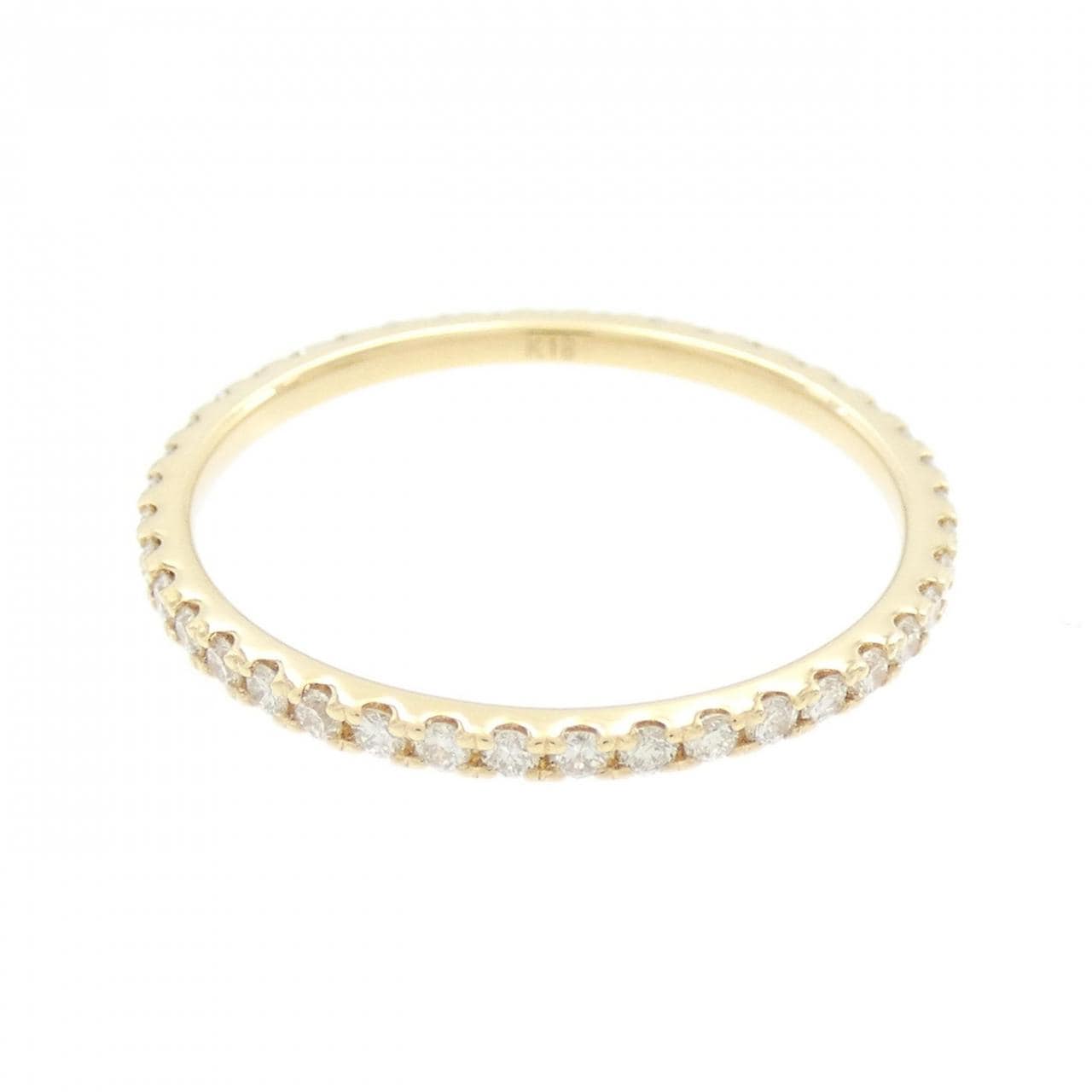 [Remake] K18YG full eternity Diamond ring 0.393CT