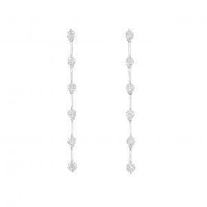 LINE ダイヤモンド ピアス 0.55CT
