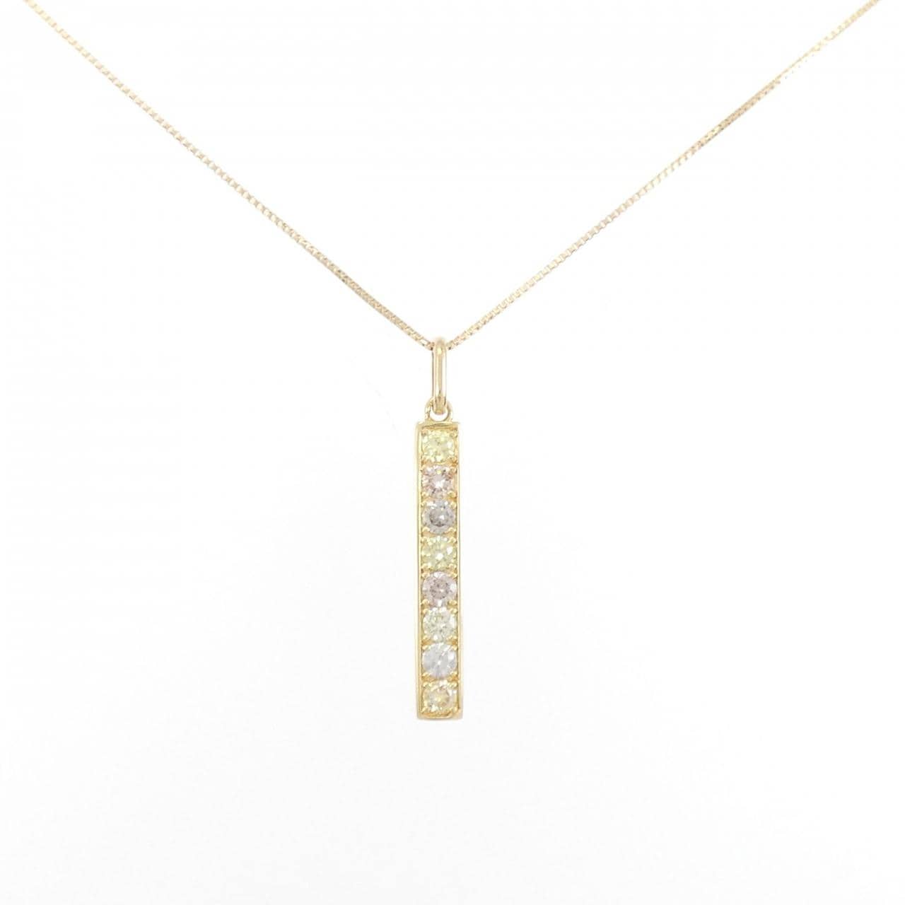 K18YG ダイヤモンド ネックレス 0.70CT