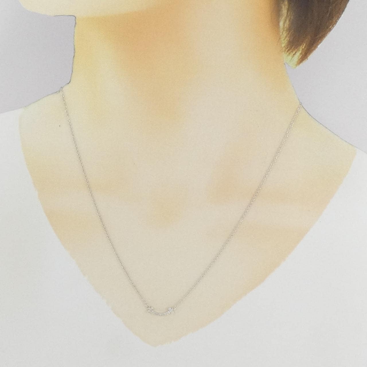 ティファニー Tスマイル ミニ ネックレス