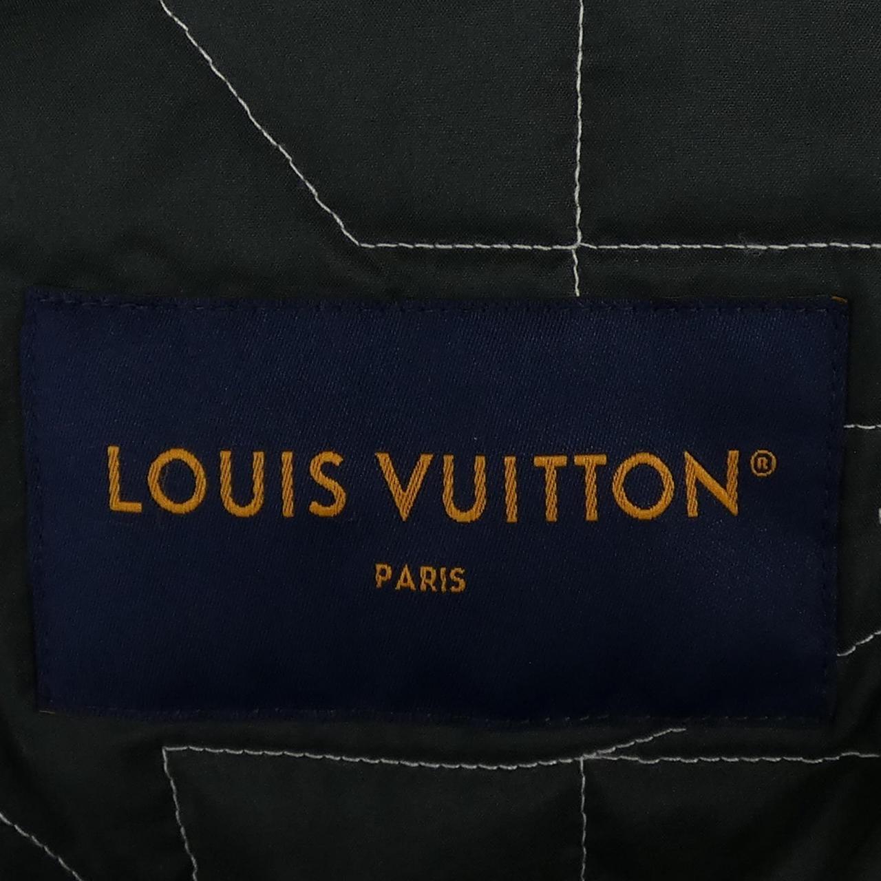 ルイヴィトン LOUIS VUITTON バイカラーパデッドフーデッドブルゾン HOB03WJ34 ジャケット