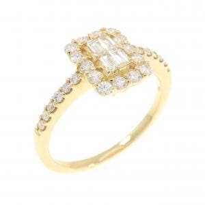 【新品】K18YG ダイヤモンド リング 0.50CT