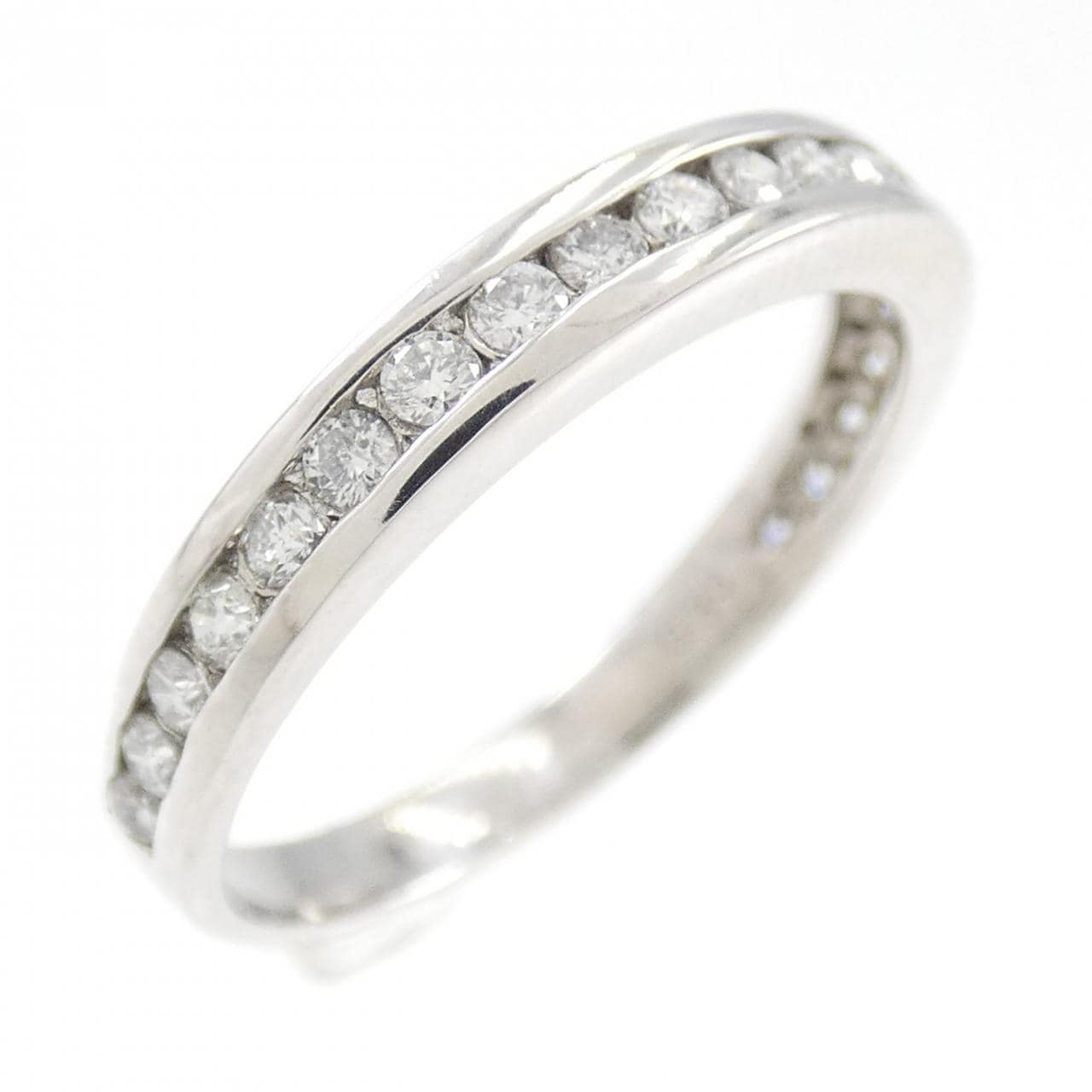 PT900 ハーフエタニティ ダイヤモンド リング 0.33CT
