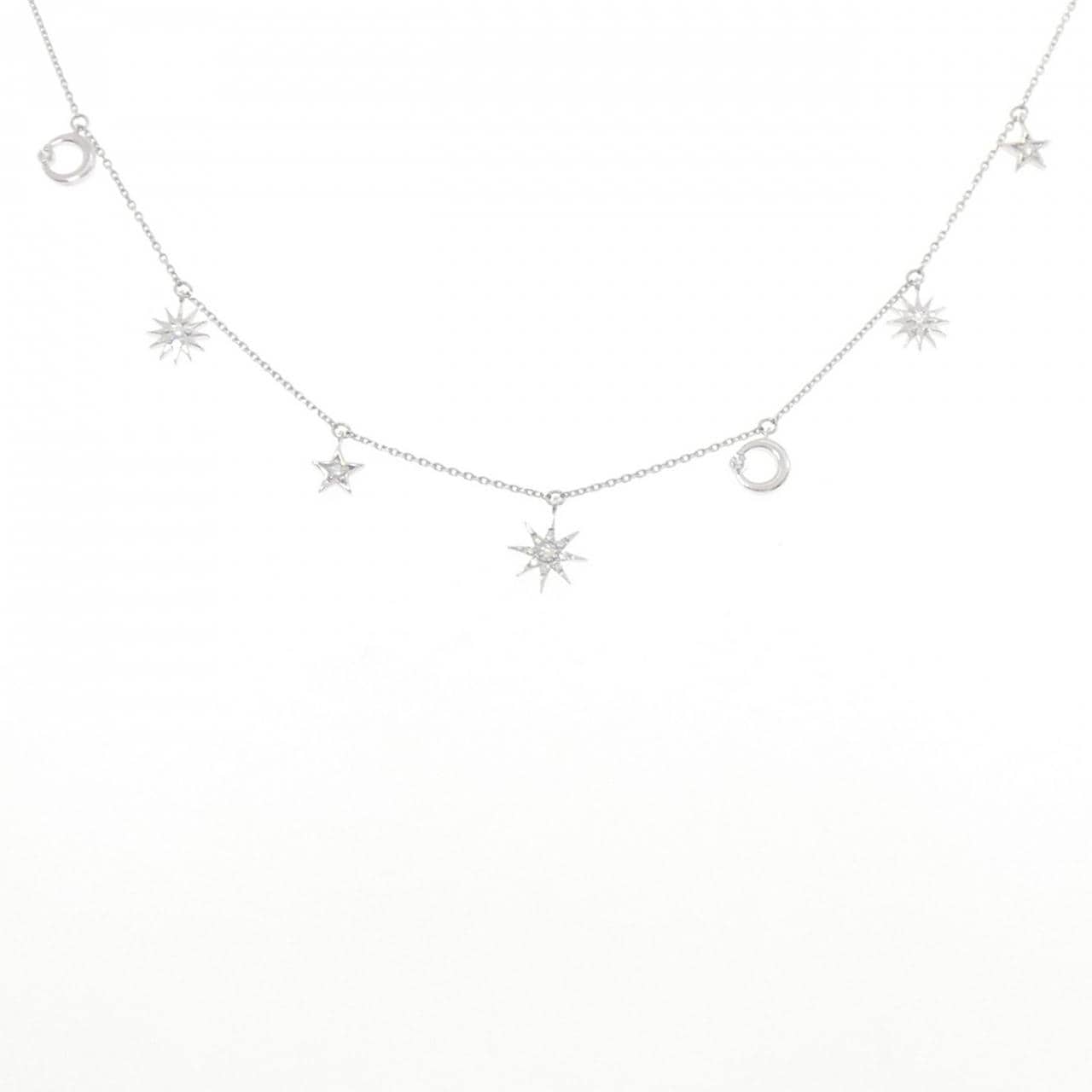 スタージュエリー スター ダイヤモンド ネックレス 0.08CT