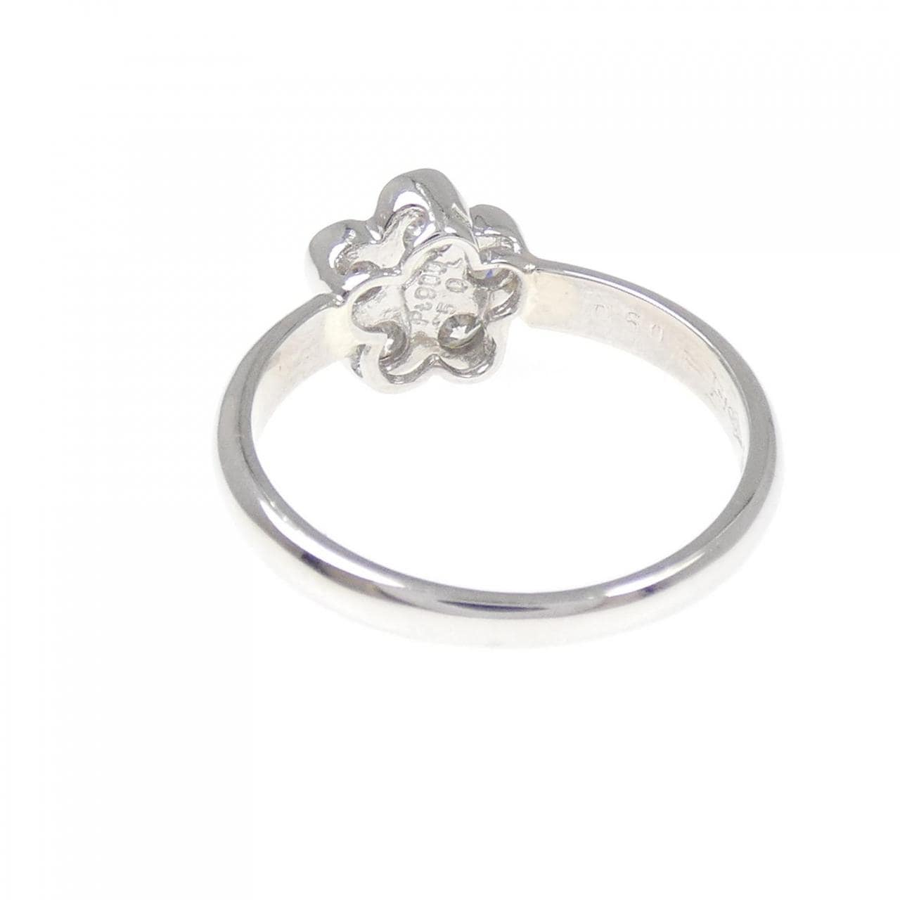 PT900 フラワー ダイヤモンド リング 0.50CT