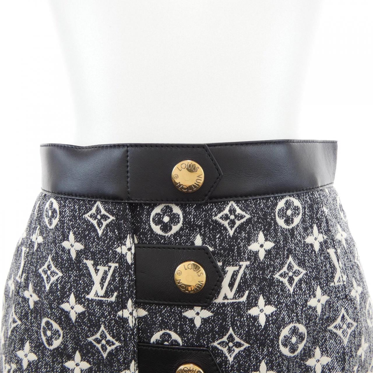 ルイヴィトン LOUIS VUITTON モノグラムデニムボタンタブスカート FOSK25KJ2 スカート