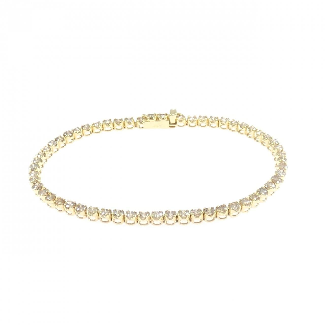750YG ダイヤモンド ブレスレット 3.00CT