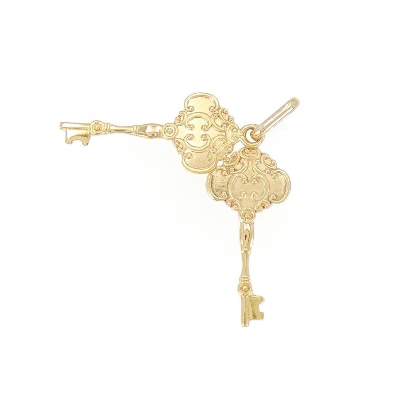 K18YG key pendant