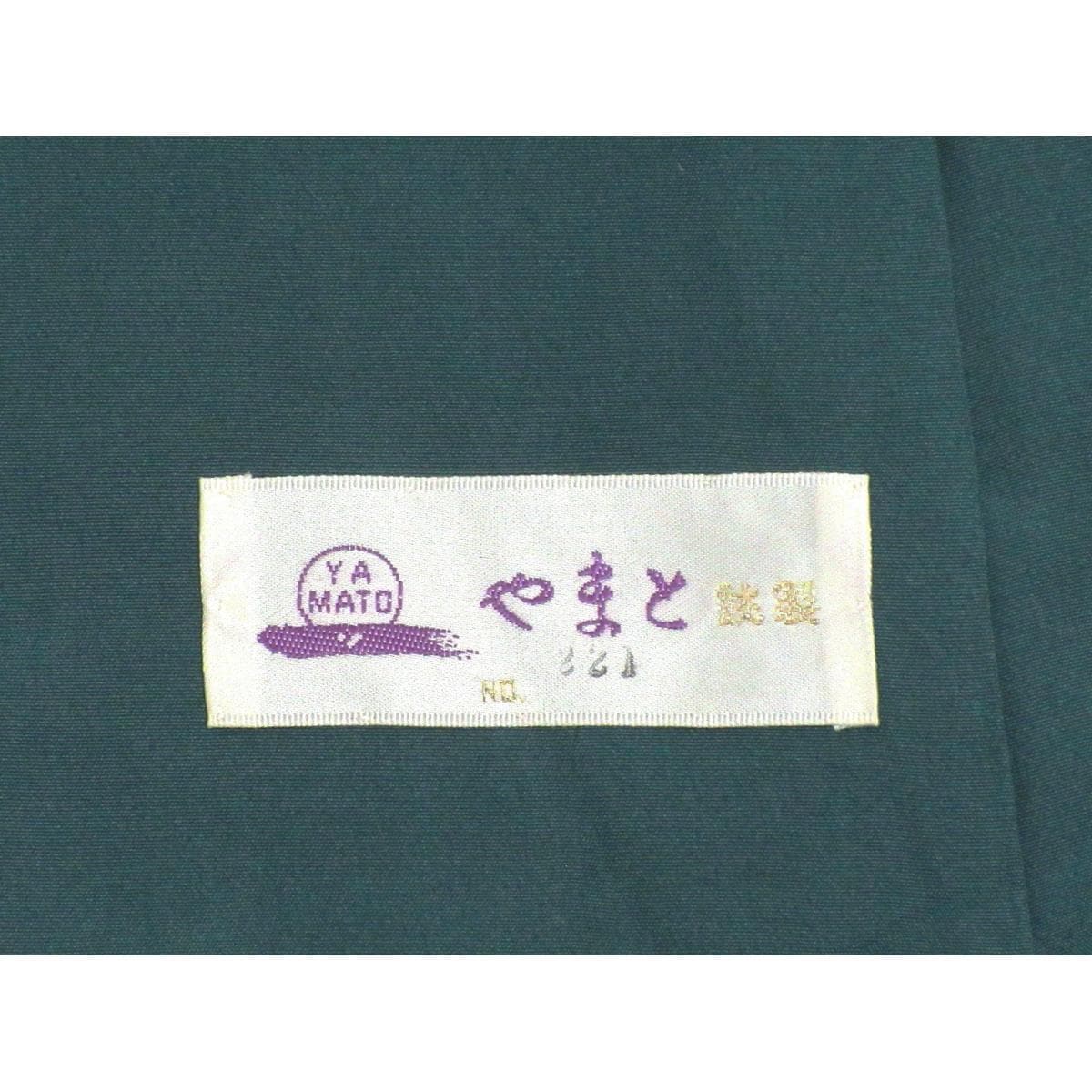 【未使用品】色無地　丸に三ツ柏