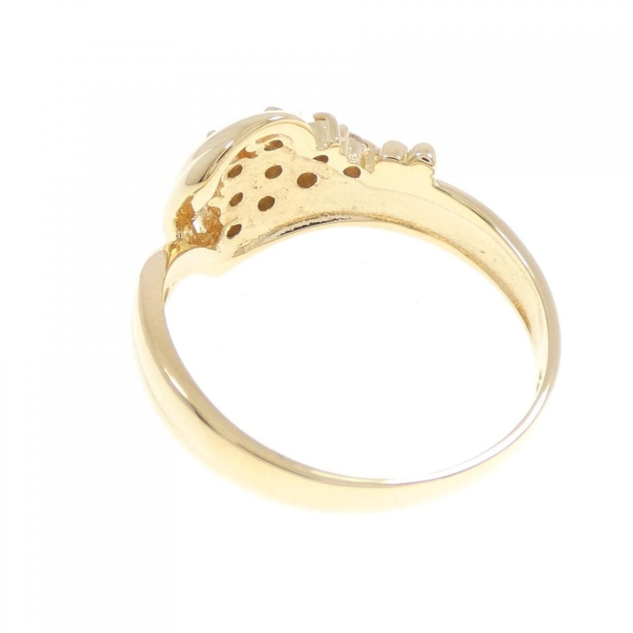 K18YG ダイヤモンド リング 0.11CT