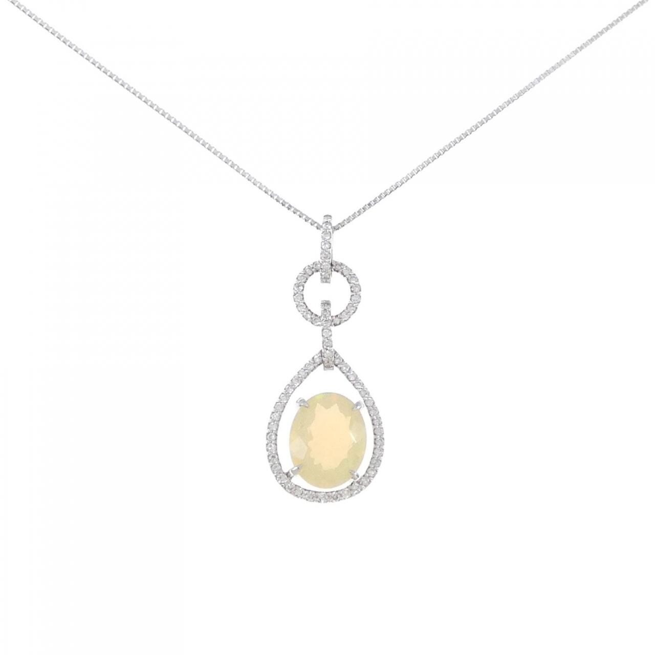 コメ兵｜K18WG オパール ネックレス 1.38CT｜ジュエリー｜ネックレス ...