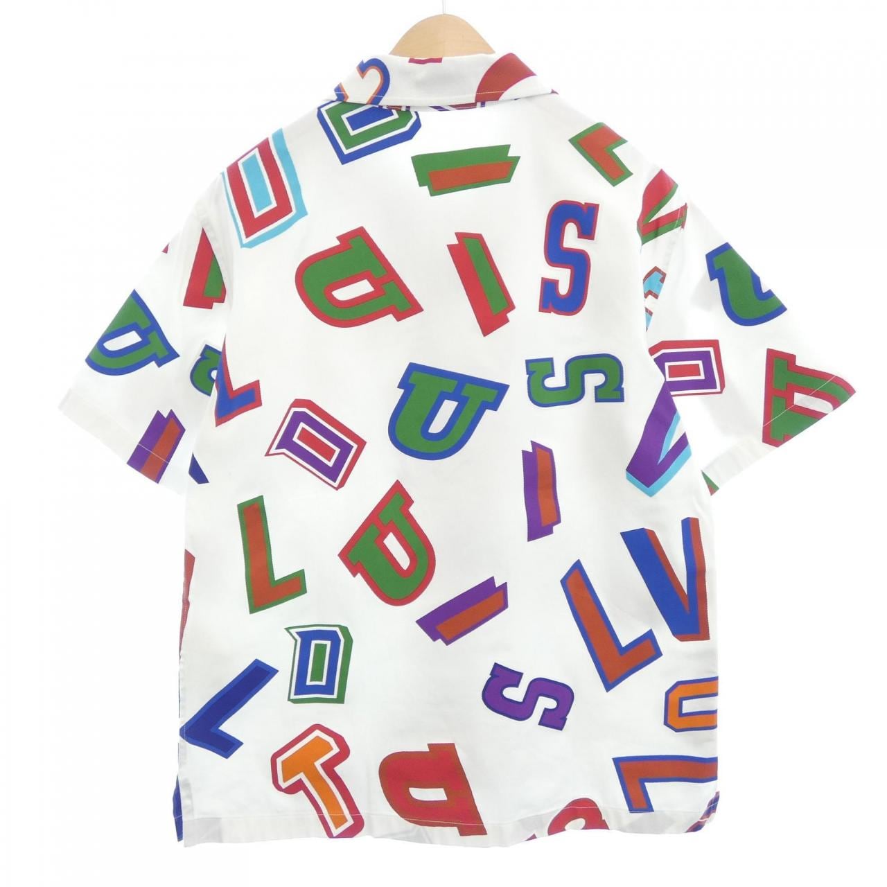 ルイヴィトン LOUIS VUITTON NBAバスケットボールレターオーバーシャツ HLS01WES9 S/Sシャツ