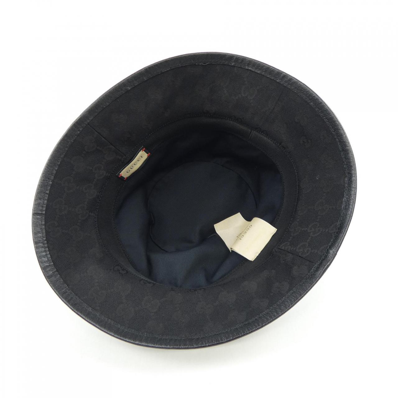 グッチ GUCCI ダブルG付き GGキャンバス バケットハット 576587 4HG53 ハット