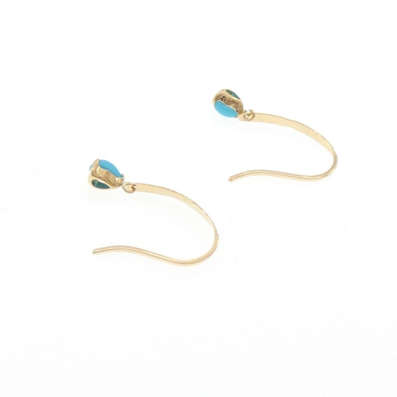 K18YG ターコイズ ピアス