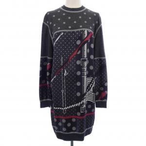 エルメス HERMES CLIL-CLAC A POIS *17-7754 ツイルレーヌ ワンピース