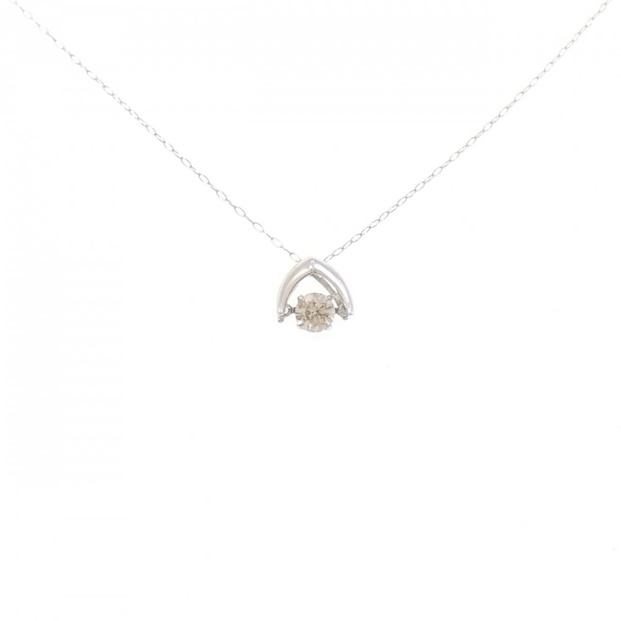 PT900/PT850 ダイヤモンド ネックレス 0.30CT