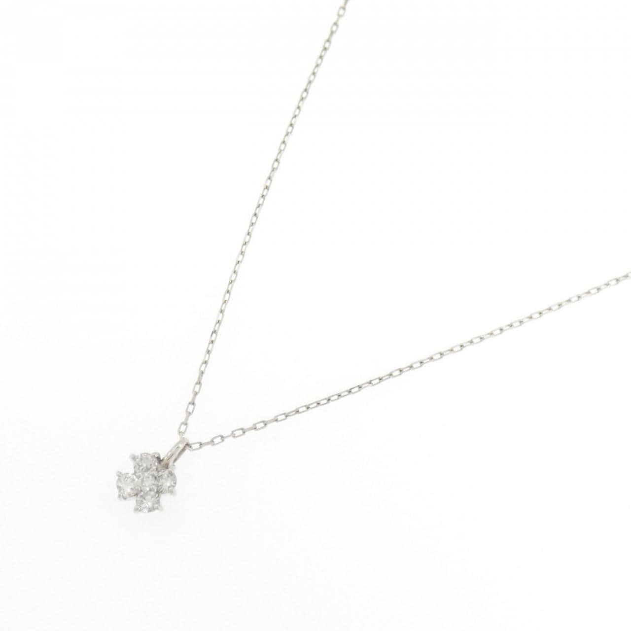 PT900/PT850 ダイヤモンド ネックレス 0.22CT