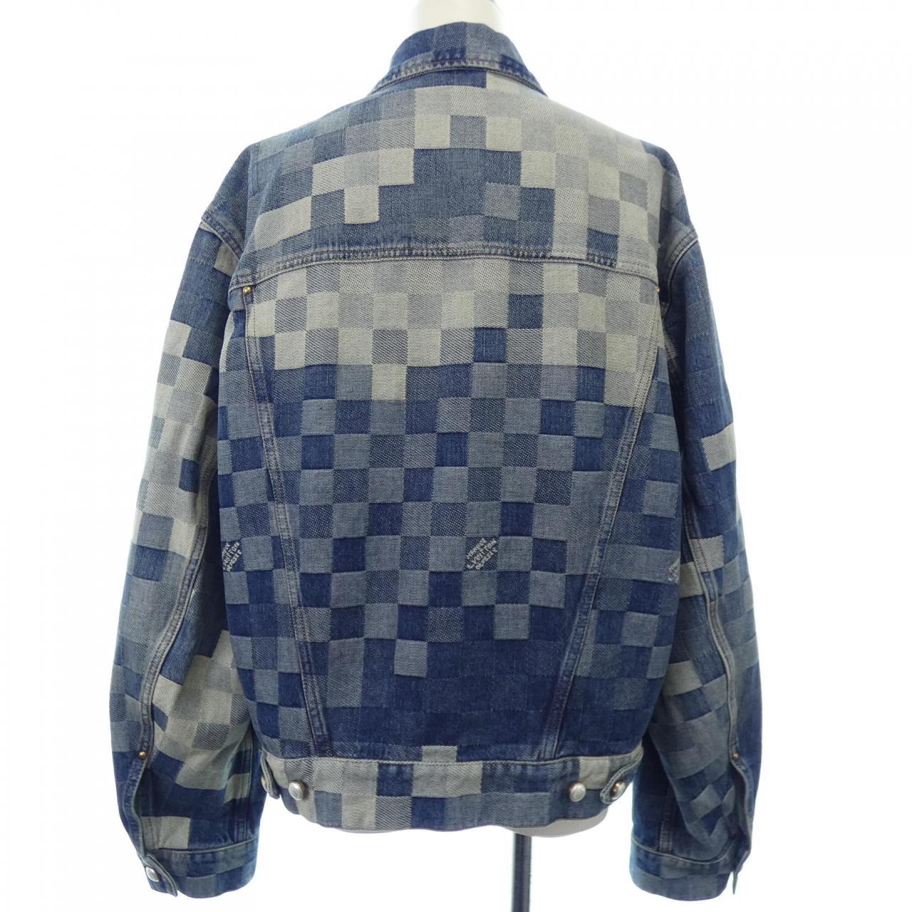 ルイヴィトン LOUIS VUITTON ダミエクラシックデニムジャケット HQA76WGCO デニムジャケット