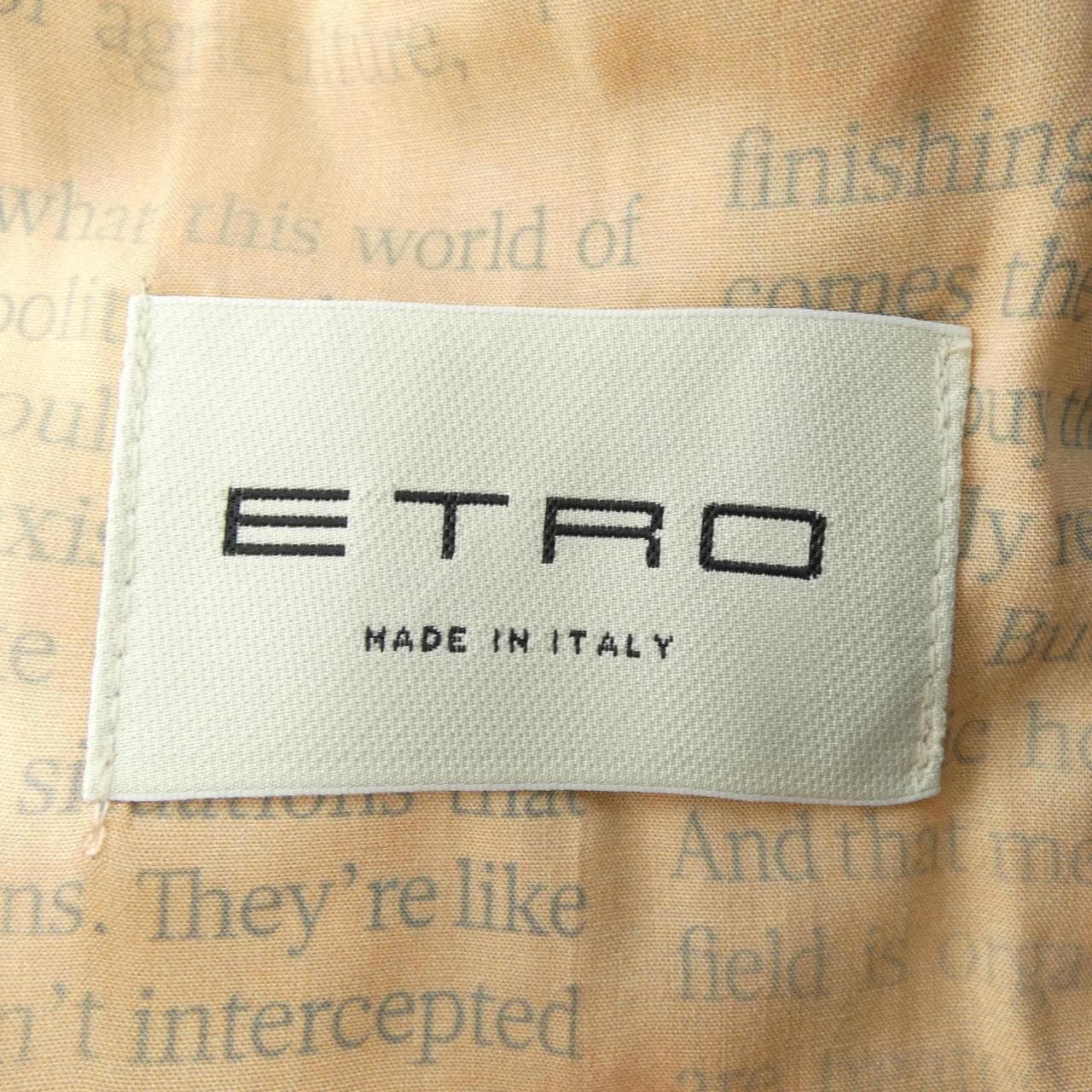 エトロ ETRO 192-1185A-0186 コート