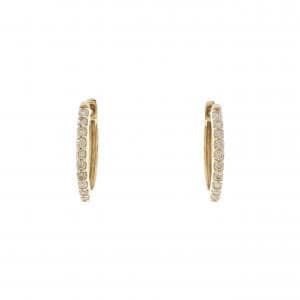 K10YG ダイヤモンド ピアス 0.14CT