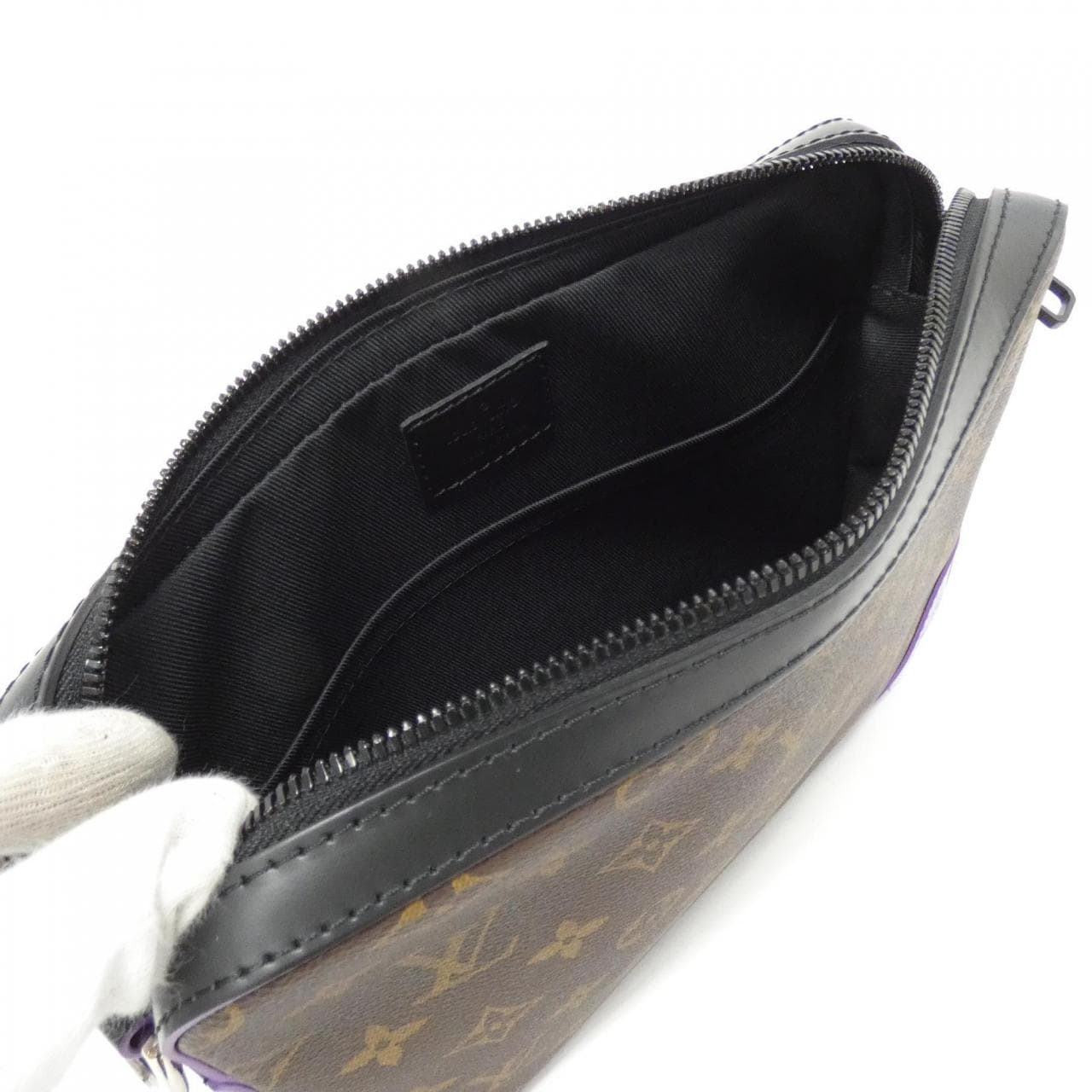 LOUIS VUITTON Monogram Macassar Trio 邮差包 M46266 单肩包