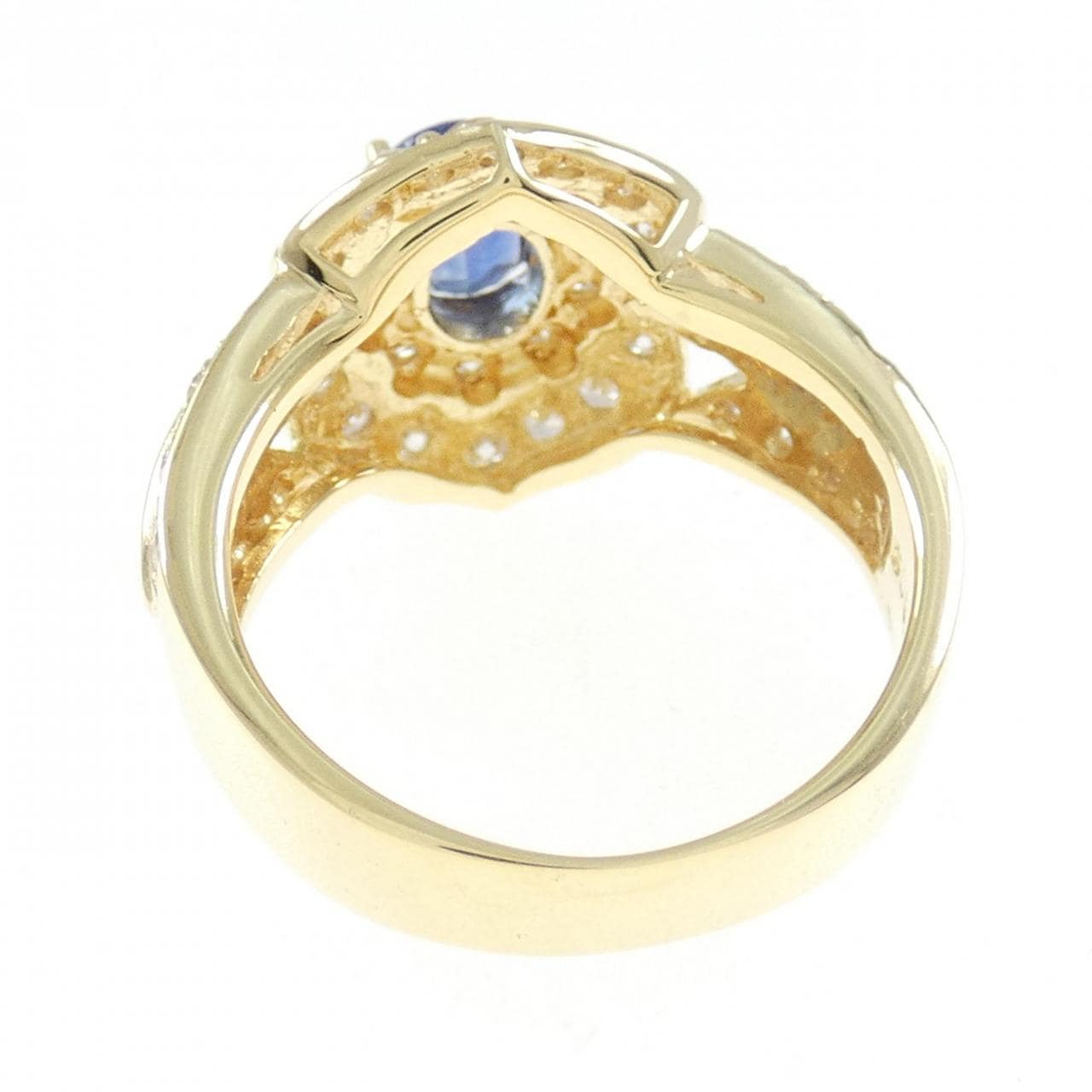 K18YG Sapphire Ring 0.92CT